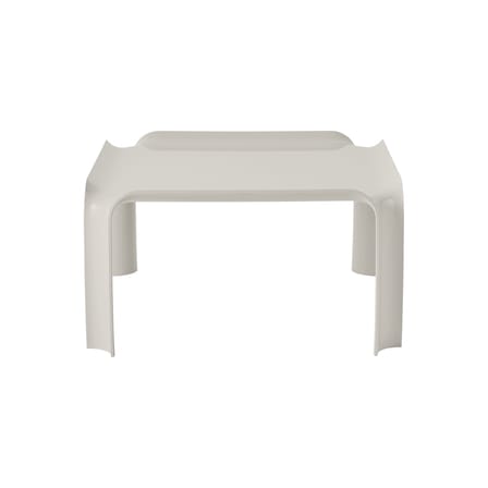 Table d'appoint T877 blanc / Pierre Paulin, réédition 1968 - 50 x 50 cm - Gubi