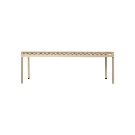 Tavolino Dapple metallo beige / 114 x 57 x H 38,5 cm - Ferm Living