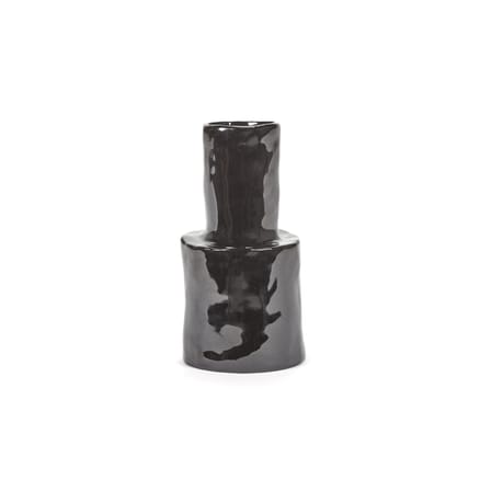 Vase Héléna 3 céramique noir / Ø 7 x H 14 cm - Mini - Serax