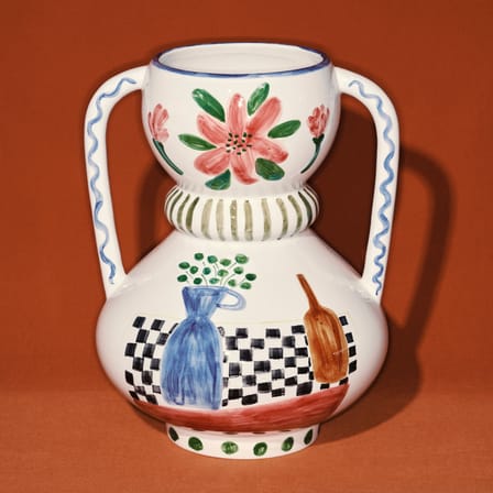 Vase Mamey céramique multicolore / Ø 32 x H 40 cm - Serax