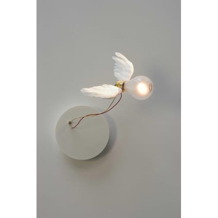 Applique Lucellino NT métal blanc / Ingo Maurer, 1992 - Ingo Maurer
