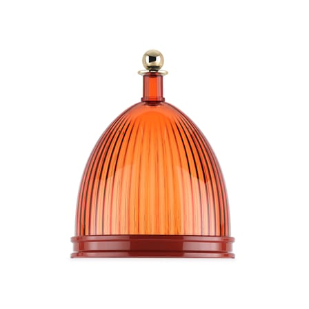 Centre de table La Coupole orange / Ø 24 cm x H 30,5 cm - Kartell