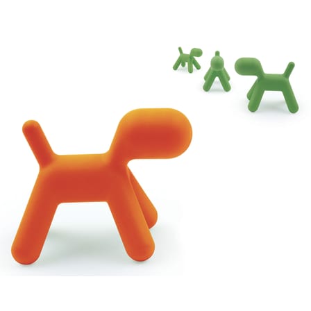 Décoration Puppy Medium plastique orange / L 56 cm - Eero Aarnio, 2003 - Magis