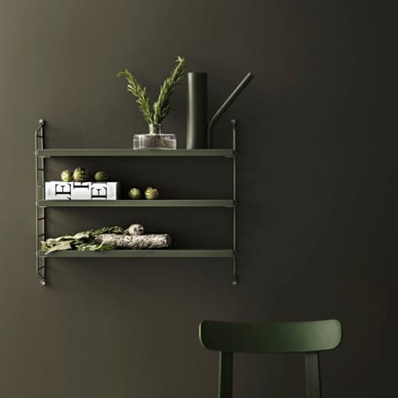 Etagère String® Pocket Bois / L 60 x H 50 cm - Réédition 1949 - String Furniture