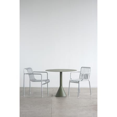 Fauteuil empilable Palissade gris métal / Bouroullec, 2016 - Hay