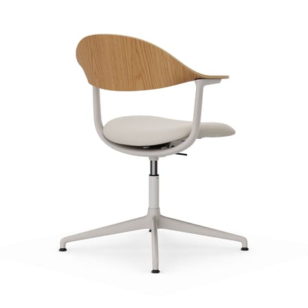 Fauteuil pivotant Mynt / Assise rembourrée - Vitra