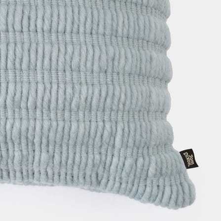 Kissen Ridge textil blau / 45 x 45 cm - handgewebt - Tom Dixon