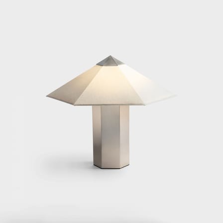 Lampada da tavolo Phira metallo argento - & klevering