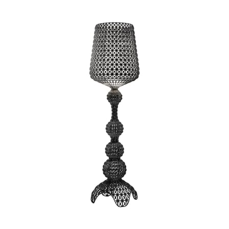 Lampadaire Kabuki Indoor plastique noir / LED - Pour l'intérieur - H 165 cm - Kartell