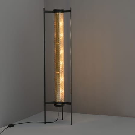 Lampadaire Vendôme métal or / H 154,5 cm - SAMMODE STUDIO
