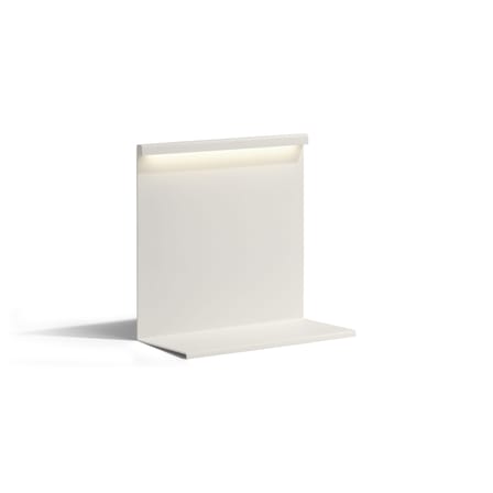 Lampe de table LBM LED métal blanc / L 22,5 x H 22 cm - Hay