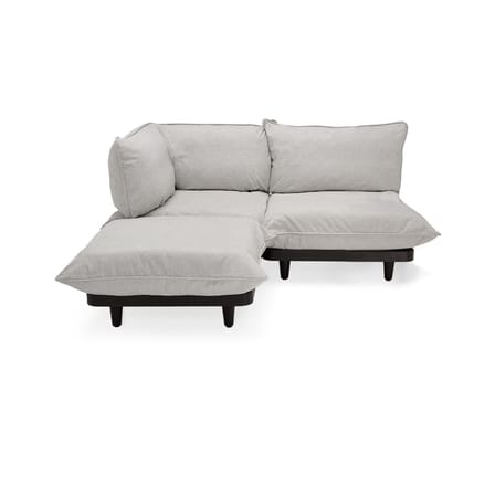 Gartensofa 2-Sitzer Paletti set textil beige / Armlehne links - B 190 cm - Fatboy