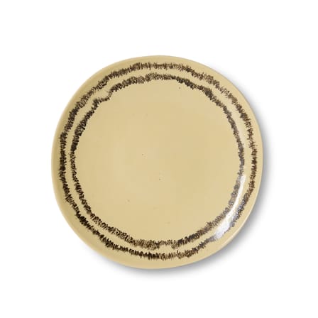Piatto da dessert 70s ceramics ceramica giallo / Set di 2 - Ø 22 cm - HK LIVING