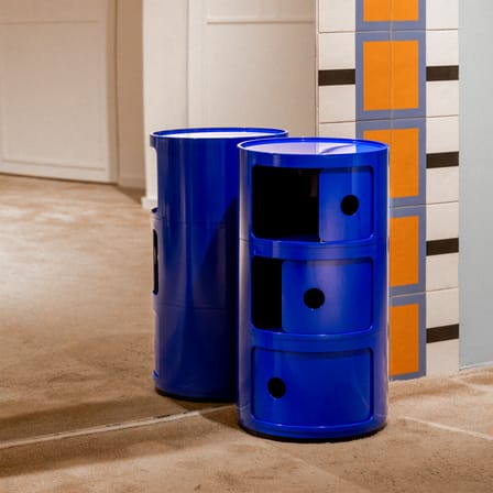 Rangement Componibili bleu / 3 portes - Exclusivité en édition limitée - Kartell