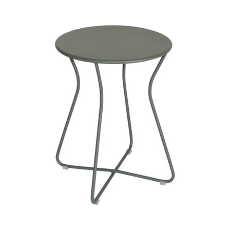 Sgabello Cocotte metallo verde / Tavolino - H 45 cm / Metallo - Fermob