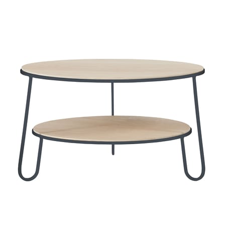 Table basse Eugénie Small bois gris / Ø 70 - Hartô