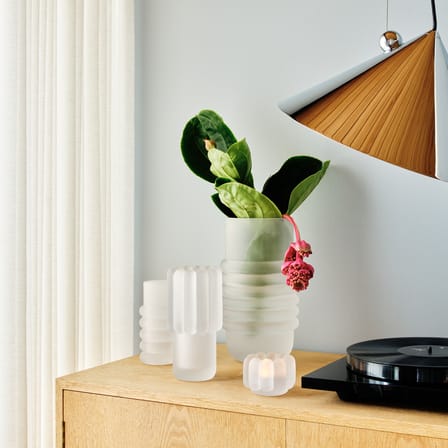 Press Medium Vase glass white - Tom Dixon