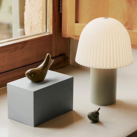 Frill Wireless rechargeable lamp plastic material beige - Ferm Living