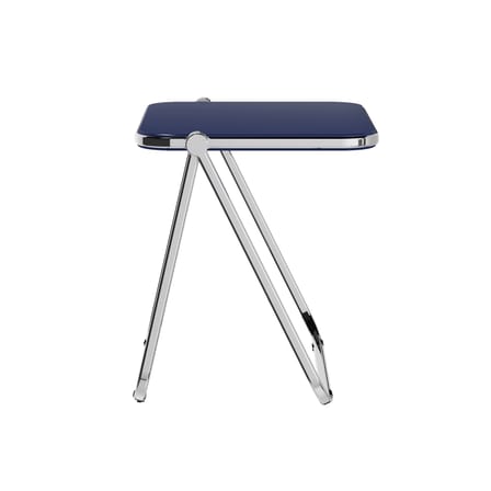 Bureau pliable Platone bois bleu / Giancarlo Piretti, 1970 - 83 x 65 cm - ANONIMA CASTELLI