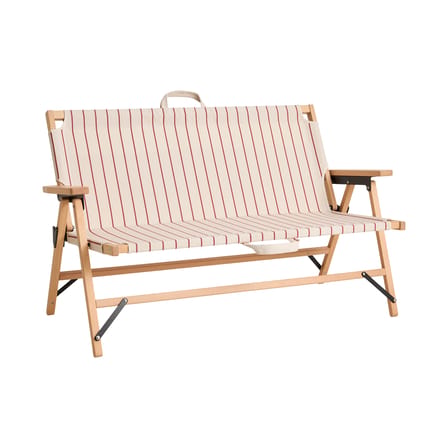 Canapé de jardin 2 places Outdoor Market tissu beige / L 117 cm - Jasper Morrison - Hay