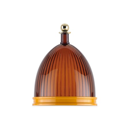 Centre de table La Coupole marron / Ø 24 cm x H 30,5 cm - Kartell