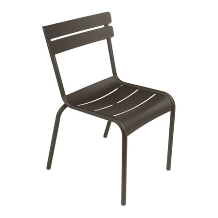 Chaise empilable Luxembourg métal marron - Fermob