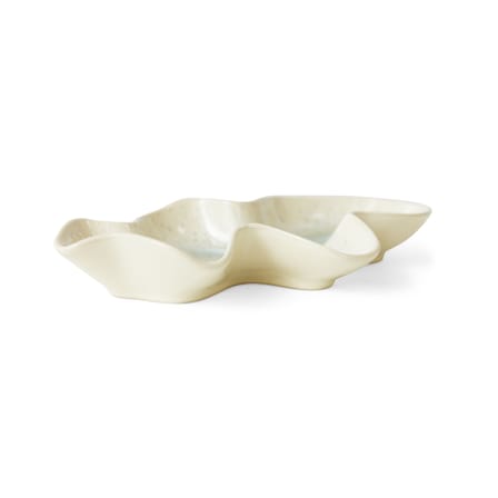 Coppetta Shell ceramica beige / 28 x 16 x H 4,3 cm - HK LIVING