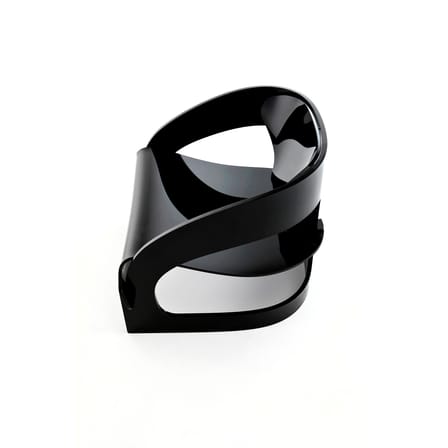 Fauteuil 4801 plastique noir / by Joe Colombo - Édition Limitée et numérotée - Kartell