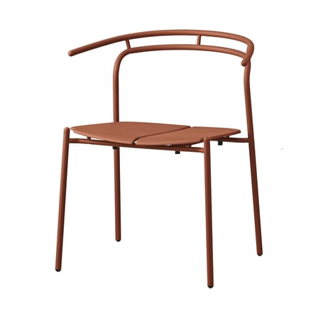 Fauteuil empilable Novo métal orange - AYTM