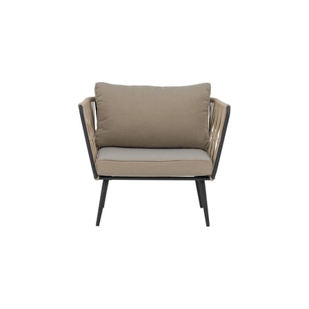 Fauteuil rembourré Pavone / Corde polyester tissée main - Bloomingville