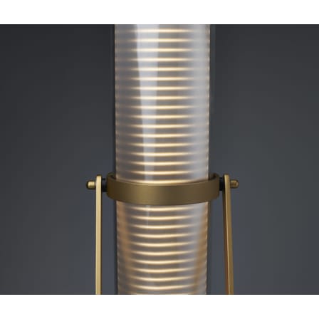Lampe de table Frechin LED verre blanc / H 65 cm - marbre - DCW éditions