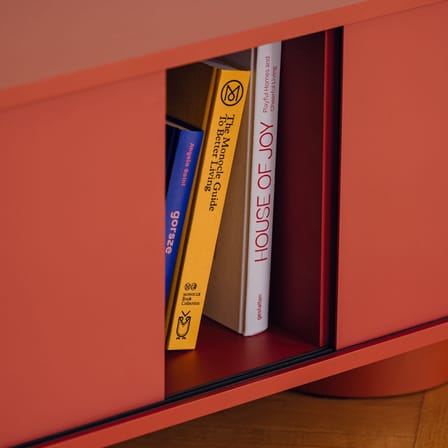 Meuble TV Taro bois orange / L 160 x P 42 x H 48 cm - NOO.MA