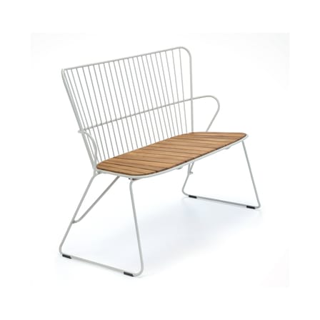 Banc avec dossier Paon / L 116 cm -  bambou - Houe