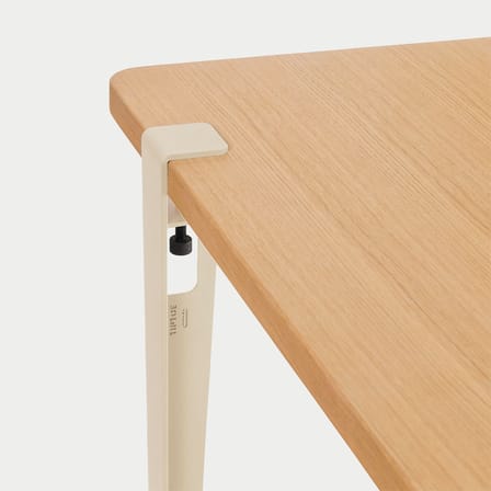 Pied avec fixation étau by Uchronia / H 75 cm - Pour créer table & bureau - TIPTOE