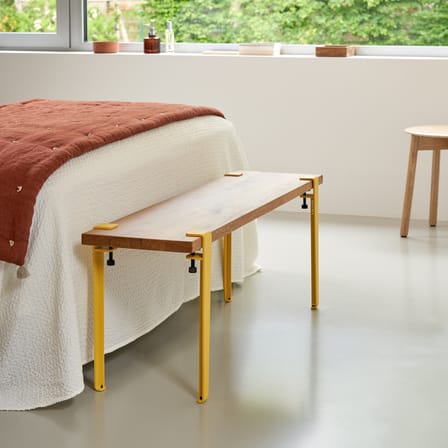Pied avec fixation étau / H 43 cm - Pour créer table basse ou banc - TIPTOE