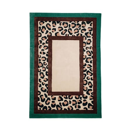 Tapis Green Safari / 240 x 170 cm - Tufté main - COLORTHERAPIS