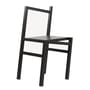 Chaise 9.5° bois noir / Illusion d'optique - Frama 