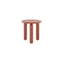 Undique Mas Coffee table wood orange / Ø 48 x H 51 cm - Patricia Urquiola, 2023 - Kartell