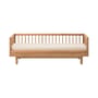 Letto bimbi Pure legno naturale / Panca - 75 x 145 cm / 3 montanti con barre - NOBODINOZ
