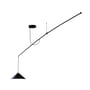 Pendelleuchte Vela 22 LED metall schwarz / Ausrichtbar / L 260 cm - Martinelli Luce