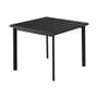 quadratischer Tisch Star metall schwarz / 90 x 90 cm - Emu