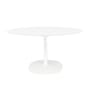 Runder Tisch Multiplo indoor/outdoor - keramik stein weiß Steinzeug in weiss / Ø 118 cm - Kartell