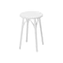 Sgabello A.I. LIGHT materiale plastico bianco / H 45 cm - Progettato da una intelligenza artificiale / Riciclato - Kartell