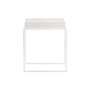 Table d'appoint Tray métal blanc / 30 x 30 x H 34 cm - Hay