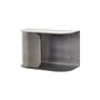 Table de chevet murale Steel métal argent / L 40 cm - NOBODINOZ