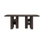 Table rectangulaire Flow bois marron / 200 x 110 cm - 8 personnes - Ethnicraft