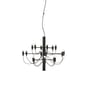 Sospensione 2097 metallo nero / 18 lampadine smerigliate INCLUSE - Ø 69 cm - Flos
