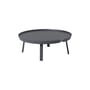 Couchtisch Around XL holz grau / Ø 95 cm x H 36 cm - Muuto