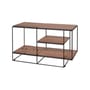 Mobile portastereo Lines legno naturale / Per materiale audio - 50 x 88 x P 39 cm (orizzontale o verticale) - La Boîte Concept