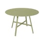 So’O Round table metal green / Ø 117 cm - 6 personnes - Fermob